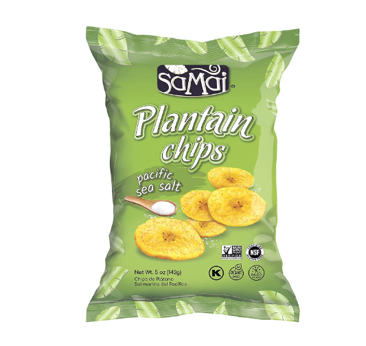 CHIPS DE BANANE PLANTAIN SALÉE 57G
