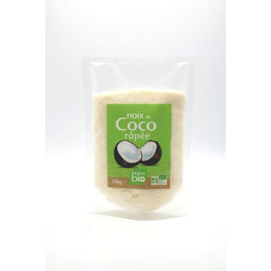 NOIX DE COCO RÂPÉE BIO 250 G - VÉGAN